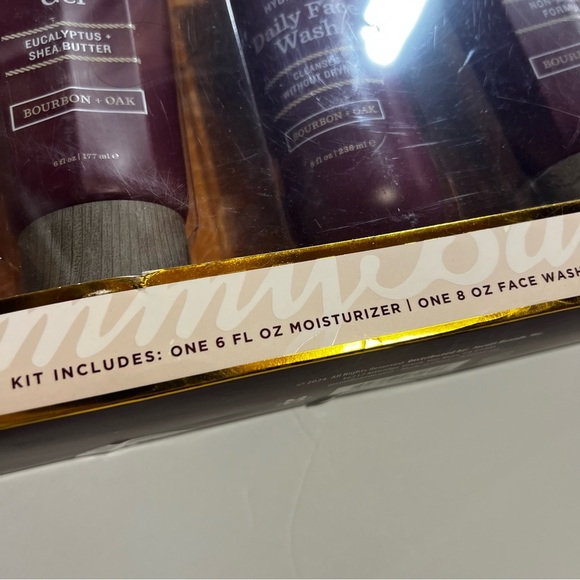 NEW Tommy Bahama Bourbon & Oak Gift Set TRIO MOISTURIZER FACE WASH SHAVE GEL - Picture 4 of 5